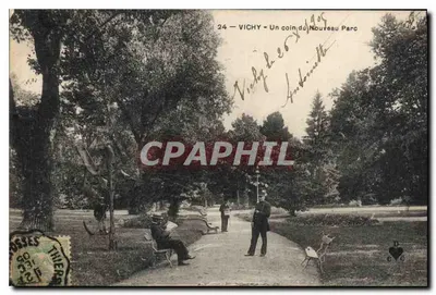 Vichy — Um canto do Novo Parque — Éditeur : Thiers