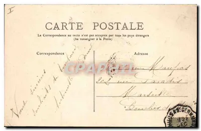 Vichy — Um canto do Novo Parque — Éditeur : Thiers — Verso