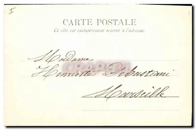 Chłostka zamieszkiwana przez Napoleona — Vichy — wydawca nieznany, numer seryjny 302.65 — Rewers