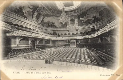 Vichy — Sala do Teatro do Casino — 'Le Nino !' — Coleções ND. Phot.