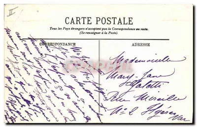 Vichy — Vista sobre o Allier — LL. — Editor LL, n°81 — Verso