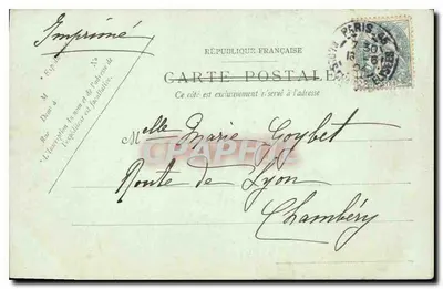 Paris — No Bois de Boulogne — LL. — Verso