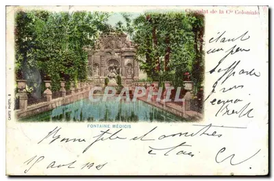 Fonte Médicis — Florença — editada por Carte Photo N°2