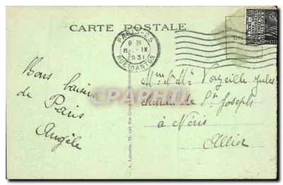 Paryż — Plac Republiki — A. L. (wydawca) — Rewers