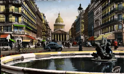 Paris e suas maravilhas — A rue Soufflot e o Panteão (1757-1780) — Editor Guy, n° 4.224