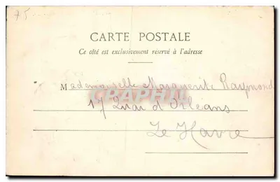 Paris - O Grande Palácio — G.I. n°113 — Verso