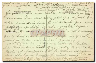 Paris - Palácio da Justiça e Capela Santa - J. H. n°112 — Verso