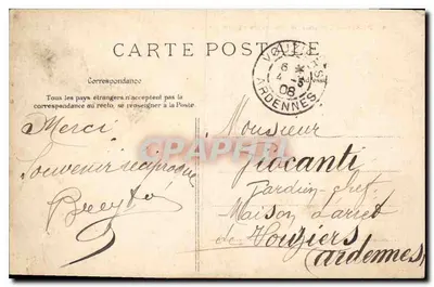 Paris — Tribunal de Comércio e Conciergerie — E.L.D. — Verso