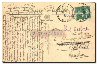 Paryż — Katedra Notre-Dame — LL. — Wydawca LL, nr 197 — Rewers
