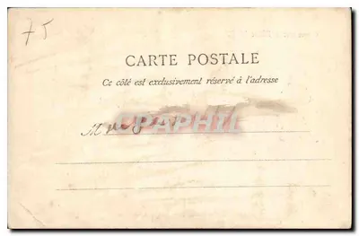 Paryż — Pomnik Victora Hugo — Jouglà, n°165 — Rewers