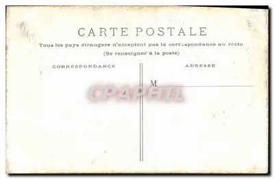 Paris — Les Invalides — editor não identificado — Verso