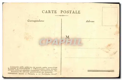 Arc de Triomphe — Paryż — Offert par Hémoglobine Deschiens — Rewers