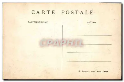 Paris – O Sacré-Cœur e a Savoyarde — E.M. n°5014 — Verso