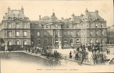 Paris - Jardim do Luxembourg - O Senado