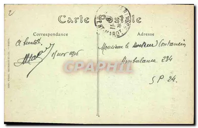 Paryż — Arc de Triomphe du Carrousel — ND. Phot. — Rewers