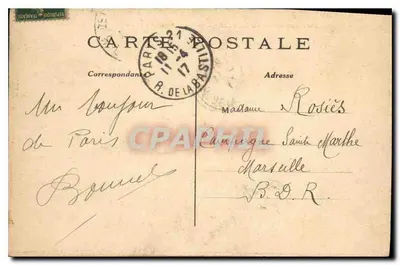 Paryż - Pejzaż Louwru - Nowe Ogrody Carrousel - Wydawca: 171 — Rewers