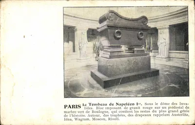 Paris — O Túmulo de Napoleão I — editor Moscou