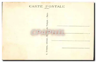 Basiliek van het Heilig Hart — Parijs Montmartre — uitgave door L. Boisson, 50 rue du Temple, Parijs — Achterkant