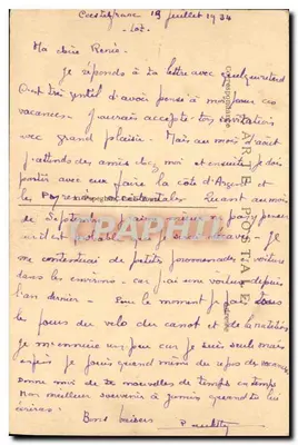 Paryż — Kolumnada Louwru — A.P. n°348 — Rewers