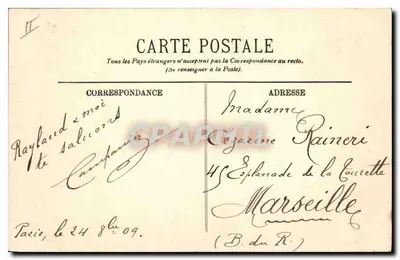 Paris (VIIIe) — O Arco do Triunfo — LL. — Verso