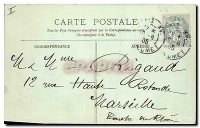 Paryż — Plac Konkordii i Seina — LL. 710 — Rewers