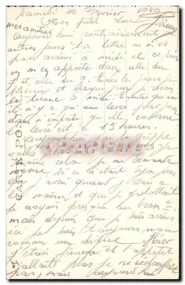 Paris (8e) — Arco do Triunfo — editor J.H. n°66 — Verso