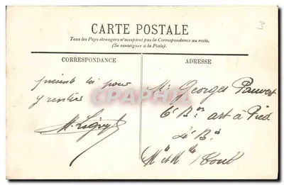 Paris — Câmara dos Deputados — LL. n° 998 — Verso
