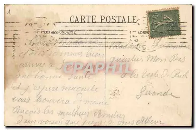Paris — A Estátua da República (por Dalou) — LL. n° 467 — Verso