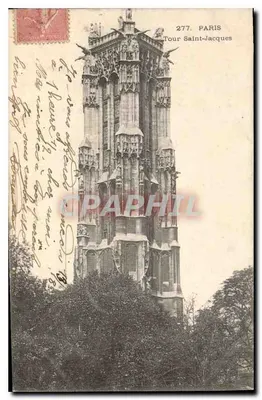 Torre Saint-Jacques — Paris — editor desconhecido, n° 277