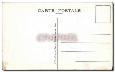 Parijs — Panorama van de Tuileries en het Triomfboog van het Carrousel — A. P. — Achterkant