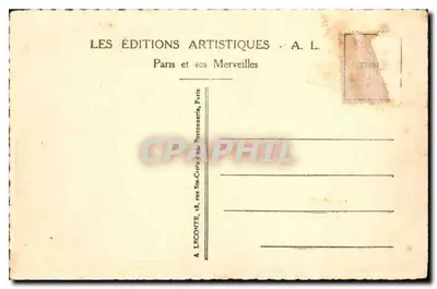 Parijs - Stadhuis — The Town Hall — AL n°46 — Achterkant