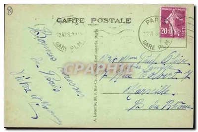 Paryż — Place de la Nation — A. L. wydawca, nr 287 — Rewers