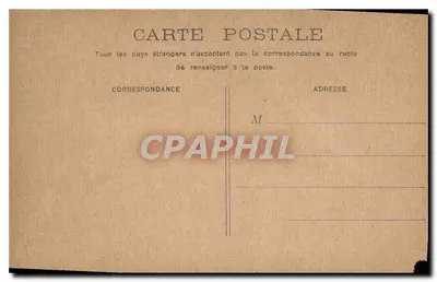 PARIS - La Conciergerie — widok mostu i rzeki z łodzią — Rewers