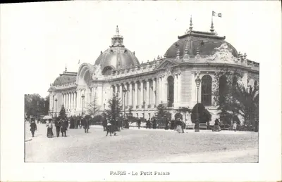 PARIS - O Petit Palais — vista externa — editor não identificado