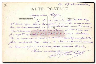Paryż — Gare du Nord i Boulevard Denain — J.M.T. Paryż, n°30 — Rewers