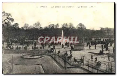 Paris — No Jardim das Tuileries — O Bassin — J.II.