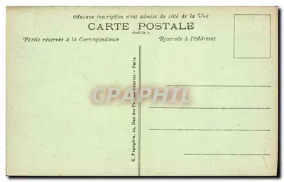 Palácio e Jardim do Luxembourg — Paris — A.P. n°235 — Verso