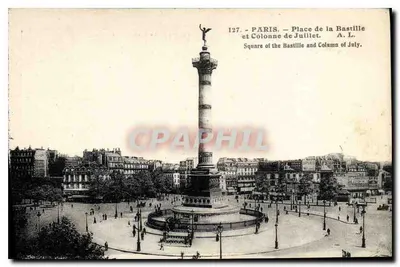 Paris — Place de la Bastille e Coluna de Julho — A. L. n°127
