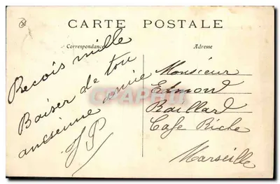 Praça Vendôme e coluna — Paris — C. M. n°37 — Verso