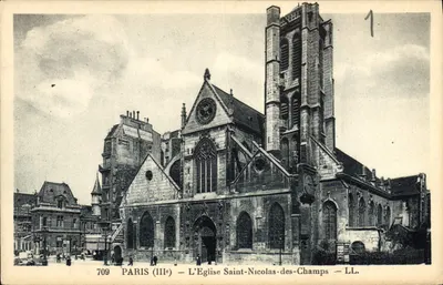 Paris (IIIe) — A Igreja de São Nicolau dos Campos — LL. — n° 709