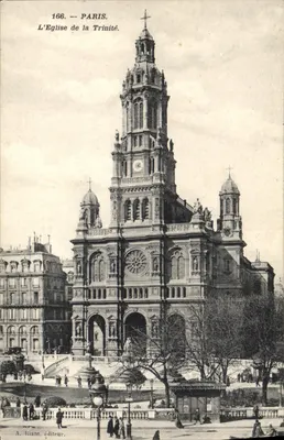 Paris — A Igreja da Trindade — A. Riant, editor, n° 166