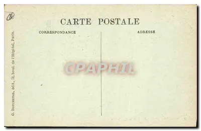 Muzeum Carnavalet — Dziedziniec Draplerów — G. Bouchet, wydawca — Rewers