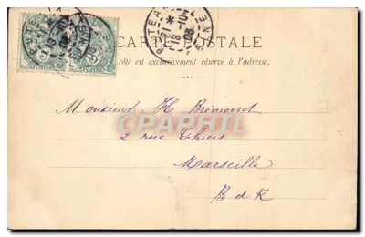 Paryż — Aleja Nikołaja II — wydawca G. M. n°39 — Rewers