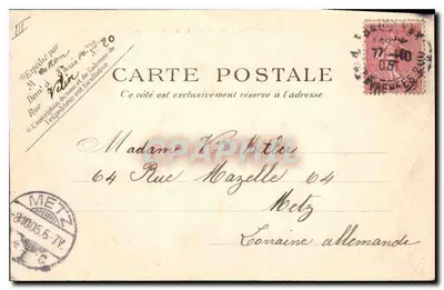 Paris — La Porte Dauphine — P.P.C. Paris — Back