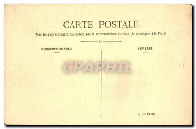 Paris — A Torre Saint-Jacques e a rue de Rivoli — L. D. — Verso