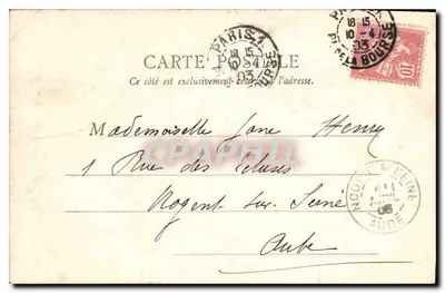 Parigi — Fontana Medici (Luxembourg) — B. F., Parigi, n°70 — Verso