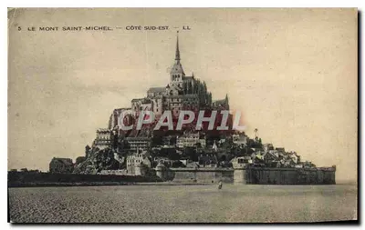Widok na Mont Saint-Michel — po stronie południowo-wschodniej — LL