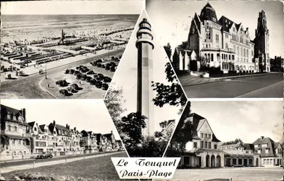 Touquet-Paris-Plage — Vista do farol e do cassino — Editor: REAL PHOTO