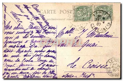 Castelo de Nantes - O poço, notável por suas ferraduras (século XV) — Editor: Héloïse Dugeau, Nantes, n° 134 — Verso