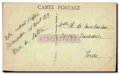 Noirmoutier — Anse Rouge, Wieża Plantier — wydawca J. Nozaïs, nr 171 — Rewers